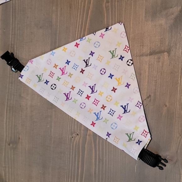 Other - Designer lv pet collar Scarf sz small